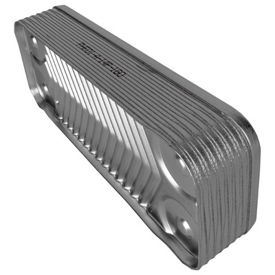 Теплообменник вторичный 14 пластин для котлов Ariston 65104333 BAXI Eco Classic、Eco Nova（63041310441P / 17B1901430）