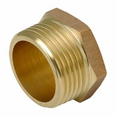 Заглушка (пробка) латунная с наружной резьбой Tim