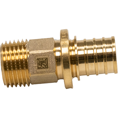 Переходник с наружной резьбой для труб из сшитого полиэтилена Рехау Rautitan MX DZR латунь