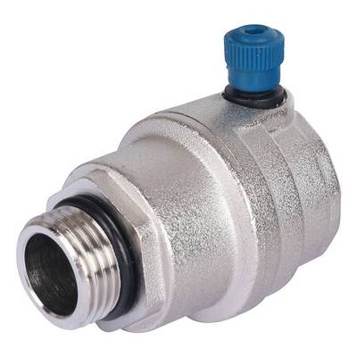 Воздухоотводчик автомат. Stout 1/2" НАР горизонтальный выпуск Никель