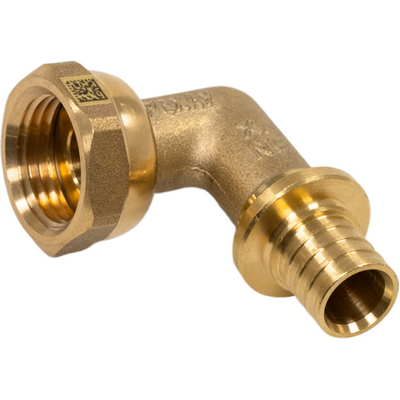 Угольник 90° PEX переходной НГ латунь DZR Рехау Rautitan MX