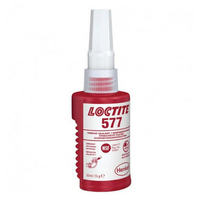 Фум жидкий ЖЁЛТЫЙ №577 демонтаж с усилием ПРУЖИНА 50 мл Loctite loctite 577-50