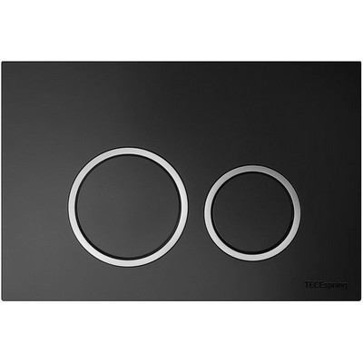 Инсталляция для унитаза Tece TECEspring 4 в 1 с панелью смыва TECEspring R Чёрная матовая S955102