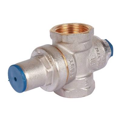 Редуктор давления Stout вн-вн 3/4" 1-5,5 бар PN16 БЕЗ манометра Никель