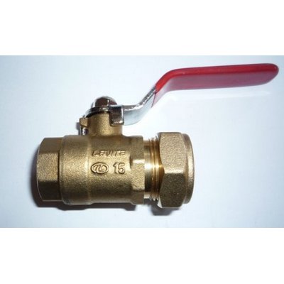 Кран шаровой для горфрированной трубы с внутренней резьбой Lavita