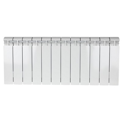 Радиатор отопления Stout Alpha 350 12 секций биметаллический секционный боковое подключение SRB-2310-035012