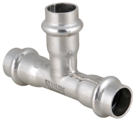 Тройник Ø15 (ПРЕСС- нержавейка) Valtec VTi.931.I.151515
