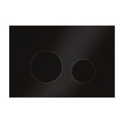 Клавиша смыва Elsen пластик круглая форма, черный E11.blackmatt