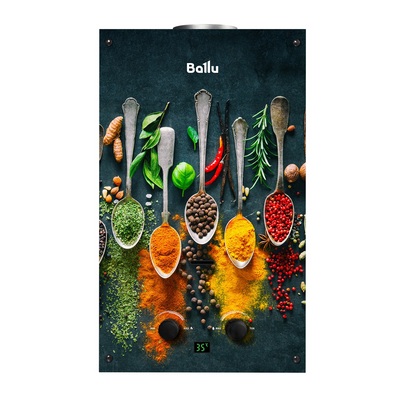 Колонка газовая Ballu GWH 10 Fiery Glass Curry НС-1584732