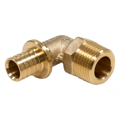 Угол переходной с наружной резьбой для труб из сшитого полиэтилена Рехау Rautitan MX DZR латунь