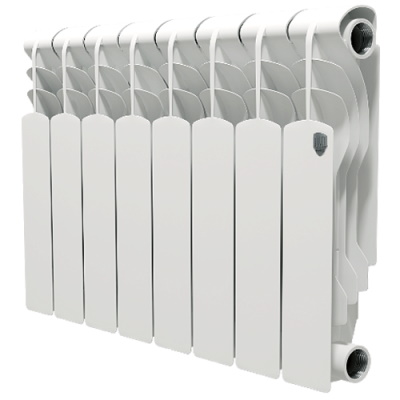 Радиаторы Royal Thermo Revolution Bimetall 350 биметаллические, белые боковое подключение