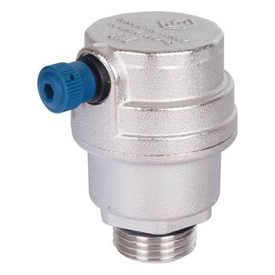 Воздухоотводчик автоматический Stout 1/2" Наружная резьба горизонтальный выпуск Никель SVS-1012-000015