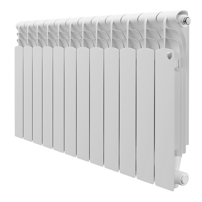Радиаторы Royal Thermo Revolution 500 2.0 алюминиевые, секционные, белые боковое подключение