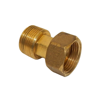 Соединение латунное с накидной гайкой внутренняя/наружная резьба Rumet