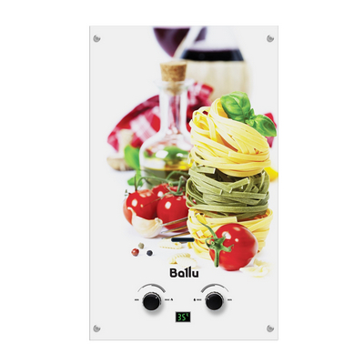 Водонагреватель газовый проточный Ballu Fiery Glass GWH 10 Pasta