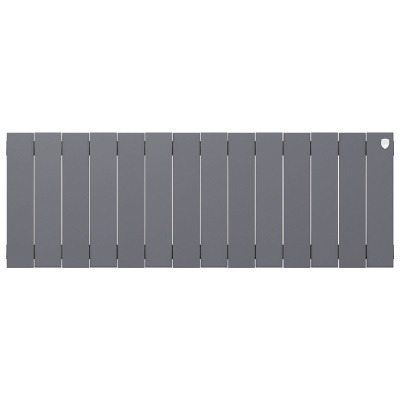 Радиаторы Royal Thermo PianoForte 300 Silver Satin биметаллические, серебристые боковое подключение