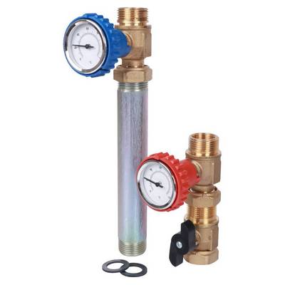 Насосная группа с прямым контуром Ду20 в теплоизоляции (без насоса) Stout SDG-0001-002001