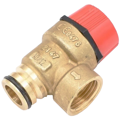 Предохранительный клапан для котлов Baxi ВР 1/2" 3 бар латунь (9951170), SVB-01-GDQ20-FM