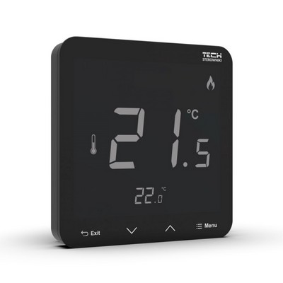 Терморегулятор беспроводной комнатный c датчиком влажности ST-R-8 PLUS Tech программируемый серия 4/8/9/X