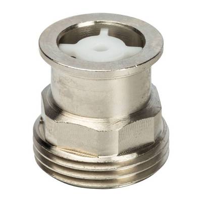 Соединение разъёмное латунное прокладка никелированное Stout