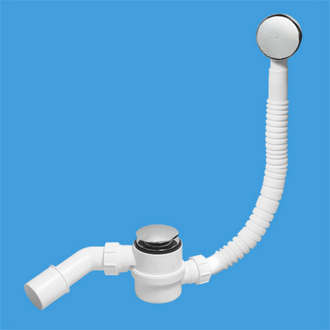 Сифон для ванны АВТОМАТ с прочисткой, пластик McAlpine MRB12