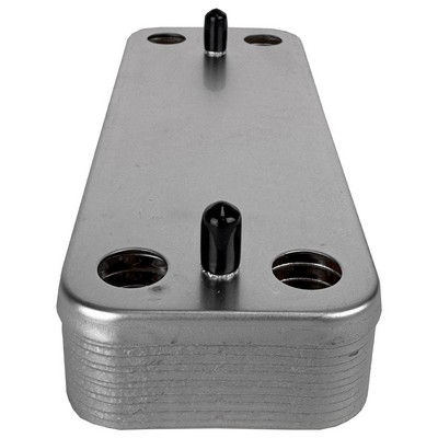 Теплообменник вторичный 12 пластин для котлов Ariston 65104333 BAXI Zilmet12P(5686660 / 5686670 / 17B2071200）