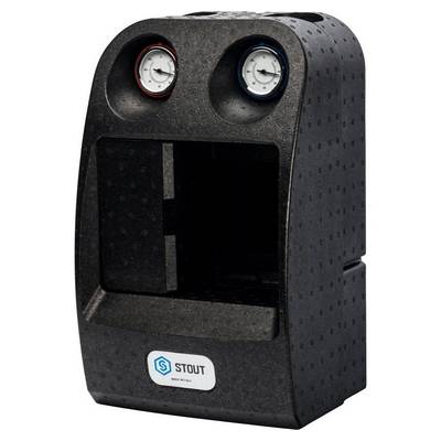 Насосная группа для твердотопливных котлов Ду25 в теплоизоляции (без насоса) Stout SDG-0014-002501