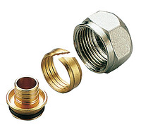 Соединитель коллекторный обжимной Elsen Ø20(2.8)х3/4" ЕК евроконус для полимерной PEX трубы EFB03.2028EK