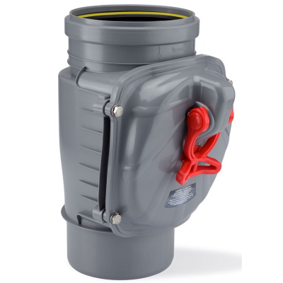 Клапан обратный канализационный вертикальный Karmat Ø160 ZB160PION