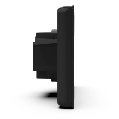 Терморегулятор беспроводной двухпоз. ST-293zv2 чёрный програм. Tech серия 5/10 встр. датчик