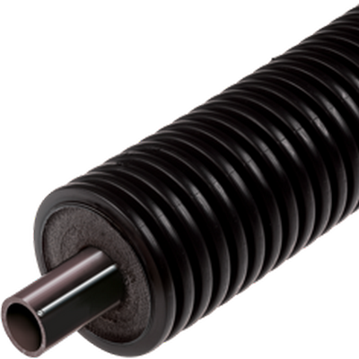 Теплотрасса однотрубная на ХВС 110x10,0/200 с греющим кабелем 10 Вт/м Terrendis C200110W10