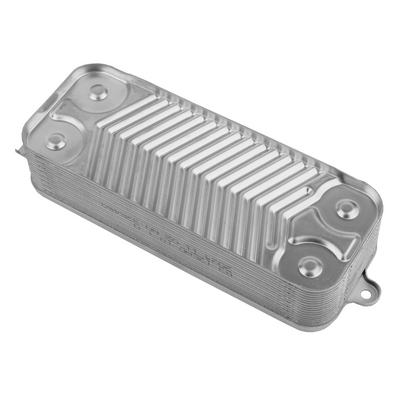 Теплообменник вторичный 18 пластин для котлов Bosch, Buderus, Junkers, 87167710390