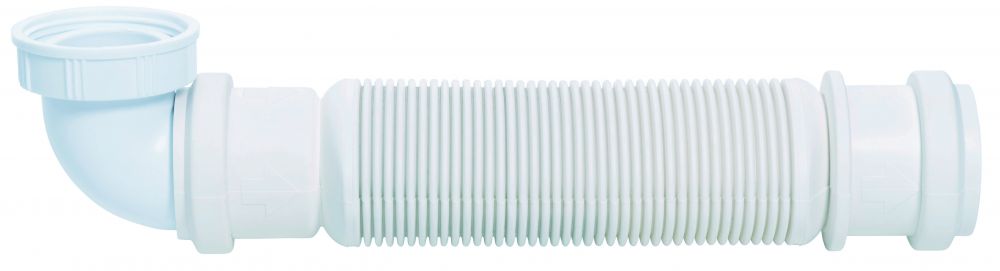 Сифон для раковины сухой 11/4"х32 без выпуска, гофрированный угловой Wirquin 31560002
