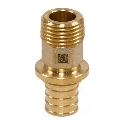 Переходник с наружной резьбой для труб из сшитого полиэтилена Рехау Rautitan MX DZR латунь