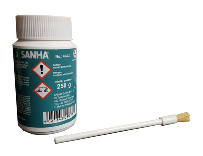 Флюс для пайки мягким припоем 250 г Sanha 84943