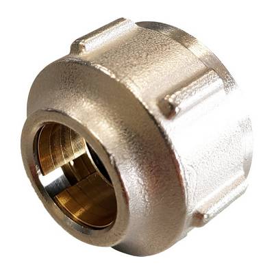 Соединитель коллекторный обжимной Stout Ø15х3/4"ЕК евроконус для медной трубы SFC-0027-001520