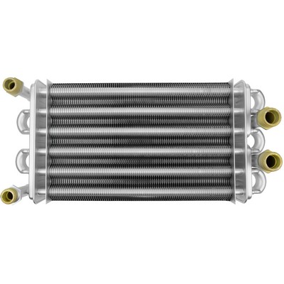 Теплообменник битермический для котлов Ariston, Neva lux, Biasi, Electrolux 998619