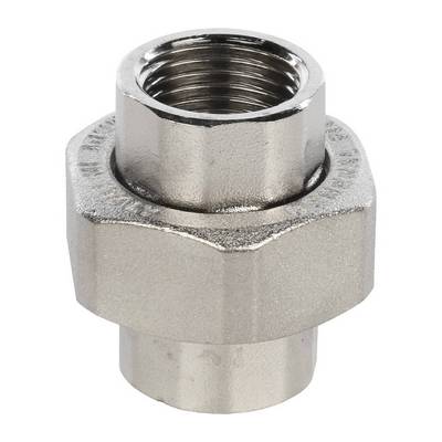 Американка латунная внутренняя/внутренняя резьба под конус никелированная Stout