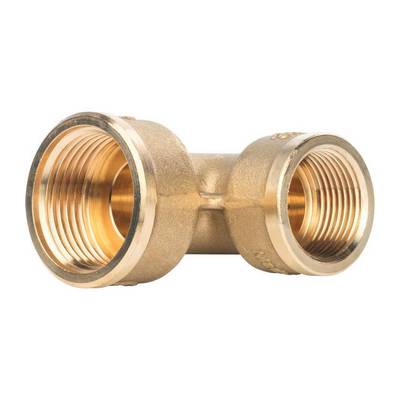 Угол латунный переходной внутренняя/внутренняя резьба Stout