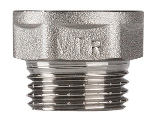 Удлинитель латунный внутренняя/наружная резьба никелированный Valtec