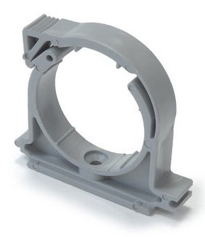 Хомут для внутренней канализации Ø50 серый Политэк 700050