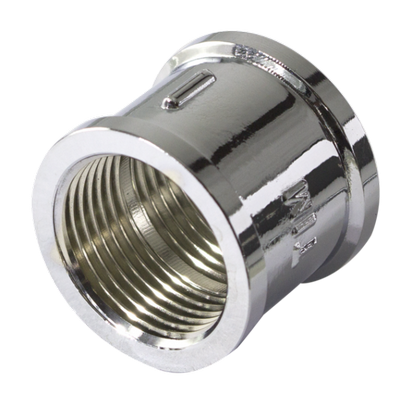 Муфта латунная внутренняя резьба хромированная Tim