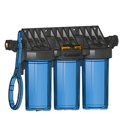 Фильтр магистральный 1" Джилекс Big Clear (BB) 10" с торцевым подключением с пластиковой колбой БЕЗ картриджа 1 М 10" Т 3 9058