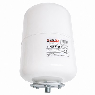 Бак расширительный ГВС 24 л 3/4" 8 бар белый Valfex VF.GVS.0024