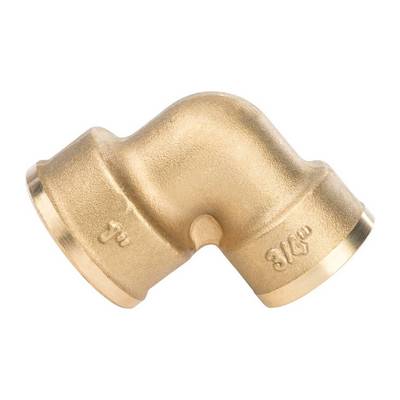 Угол латунный переходной внутренняя/внутренняя резьба Stout