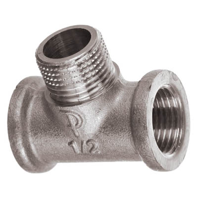 Тройник внутренняя/наружная/внутренняя резьба Elsen TIN латунь