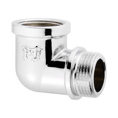 Угол латунный внутренняя/наружная резьба хромированный Tim