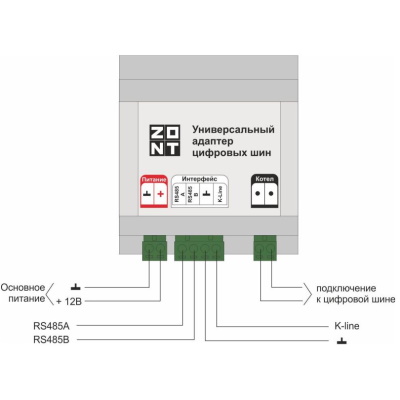 Адаптер ZONT Rinnai на DIN-рейку ML00006140