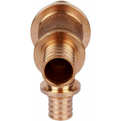 Тройник переходной для труб из сшитого полиэтилена Рехау Platinum RX бронза