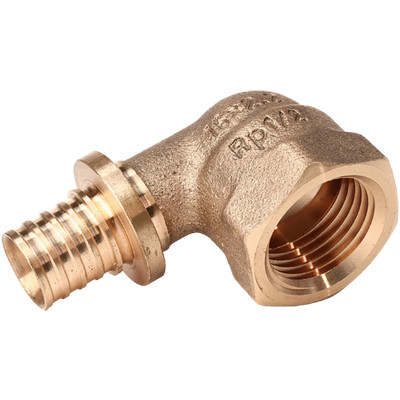 Угол переходной с внутренней резьбой для труб из сшитого полиэтилена Рехау Rautitan RX+ Бронза